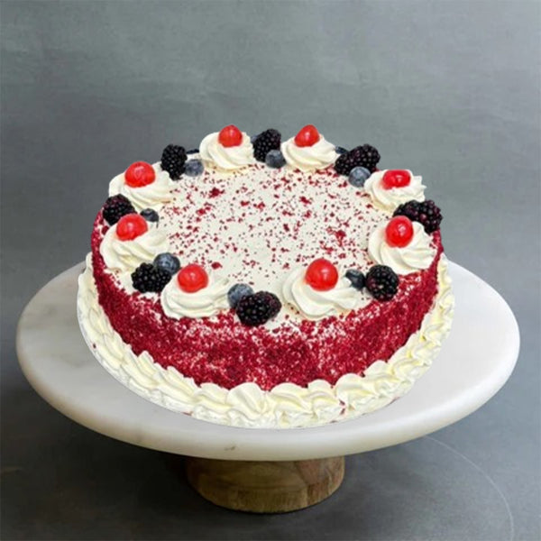 Red velvet mother day cake